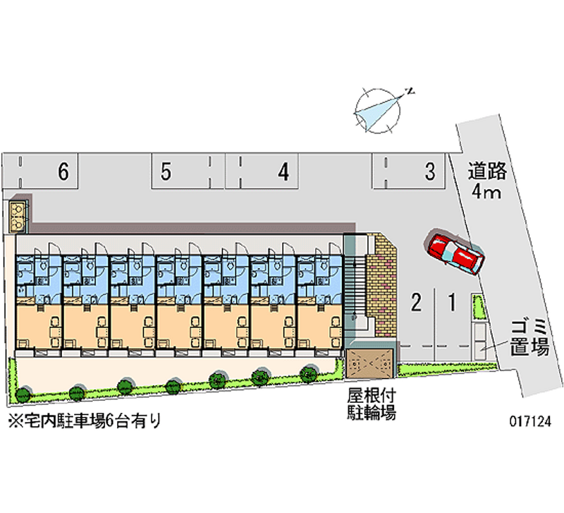 17124月租停車場