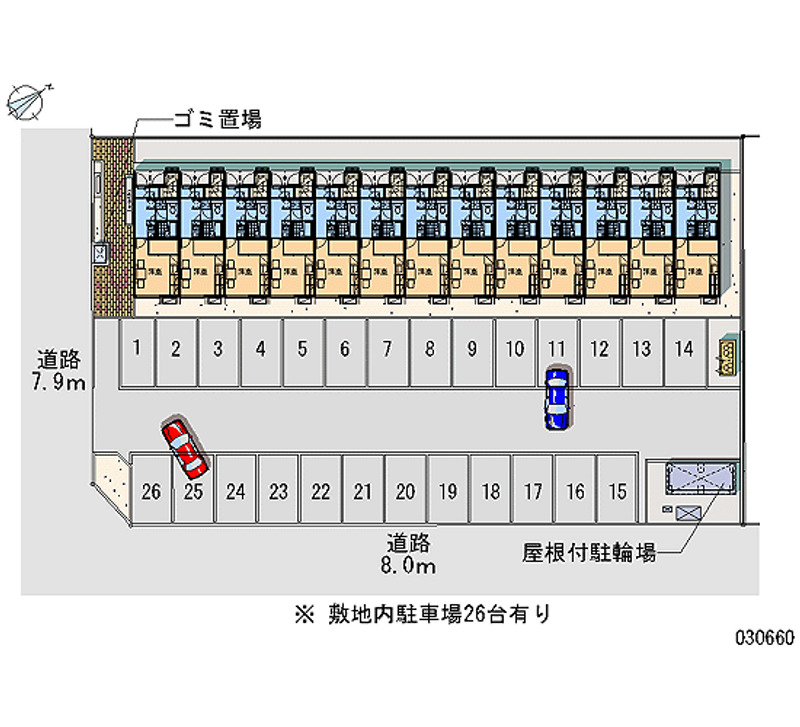 30660 bãi đậu xe hàng tháng