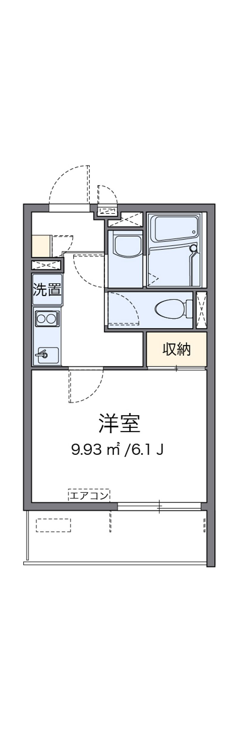 クレイノＭＡＰＬＥ 間取図