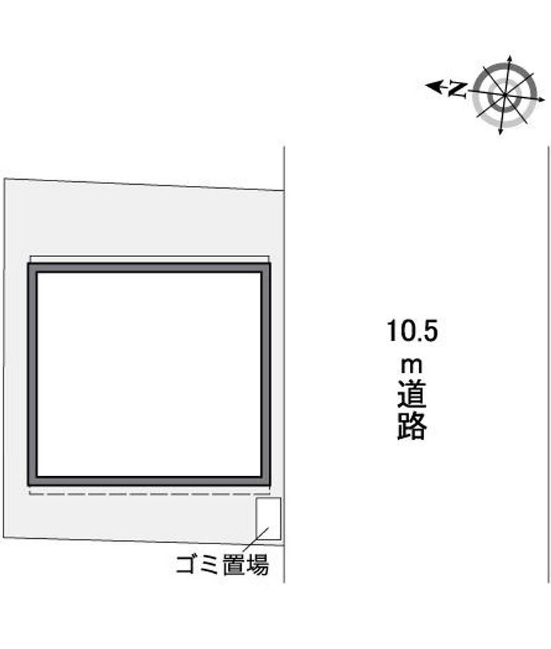 レオパレスアールスコート 配置図