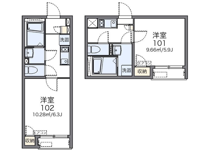レオネクストコートハウス川口 間取図