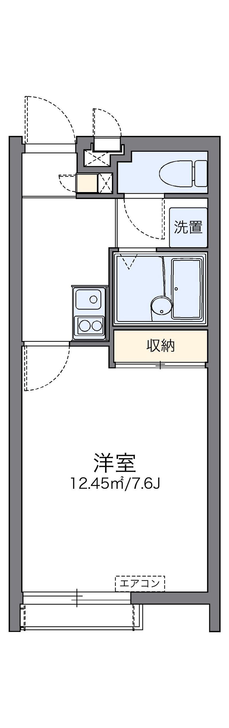 leopalace Eagle Ohzato 户型图