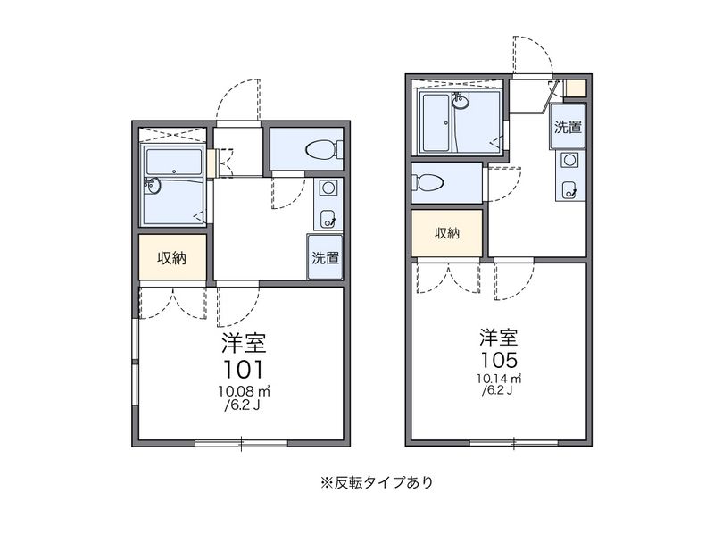 レオパレスナカムラⅡ 間取図