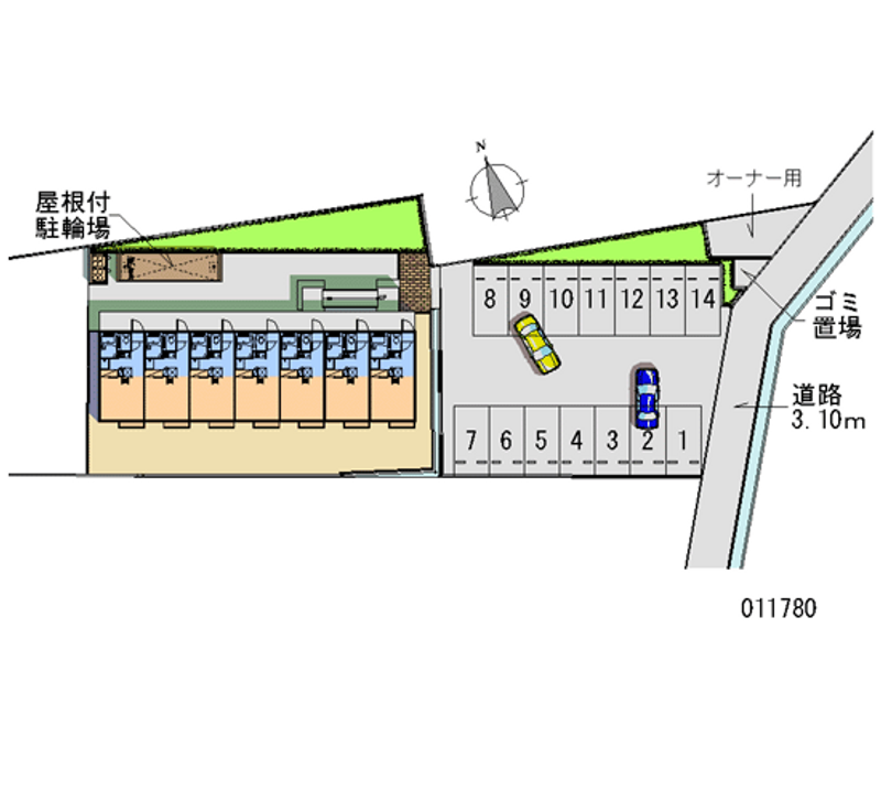 レオパレスカサグランデ 共用部分