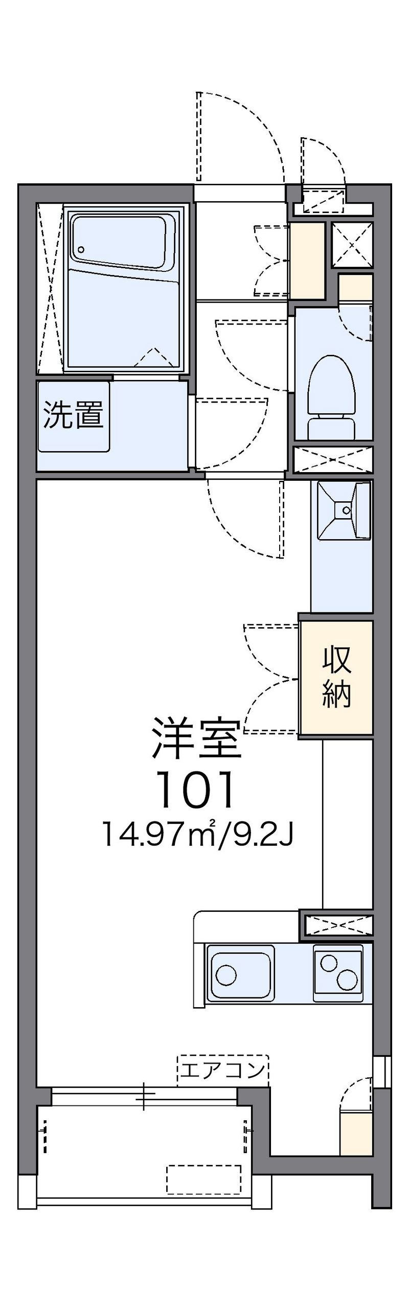 レオネクストダンデリオン東中央 間取図
