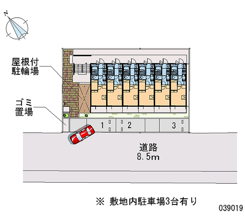 レオパレス新長田 月極駐車場