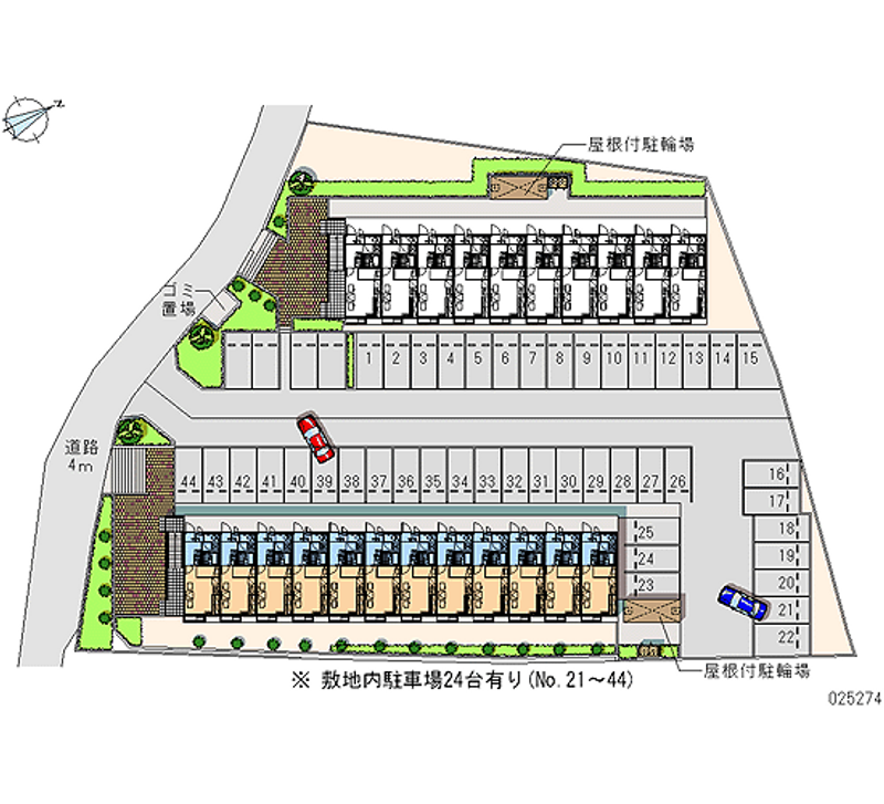 25274 Monthly parking lot