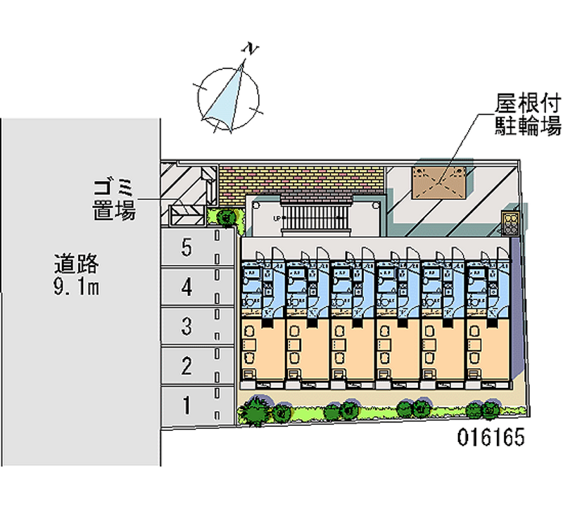 16165 Monthly parking lot