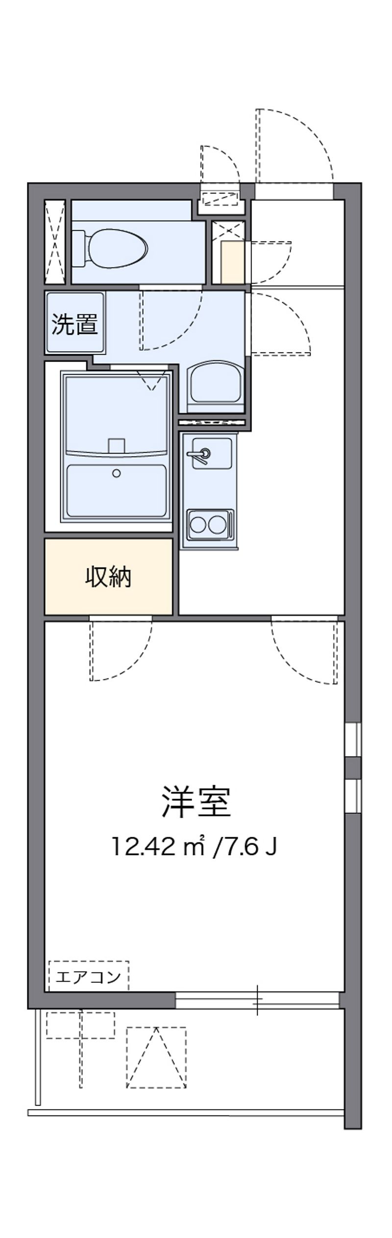 クレイノコモドラウム 間取図