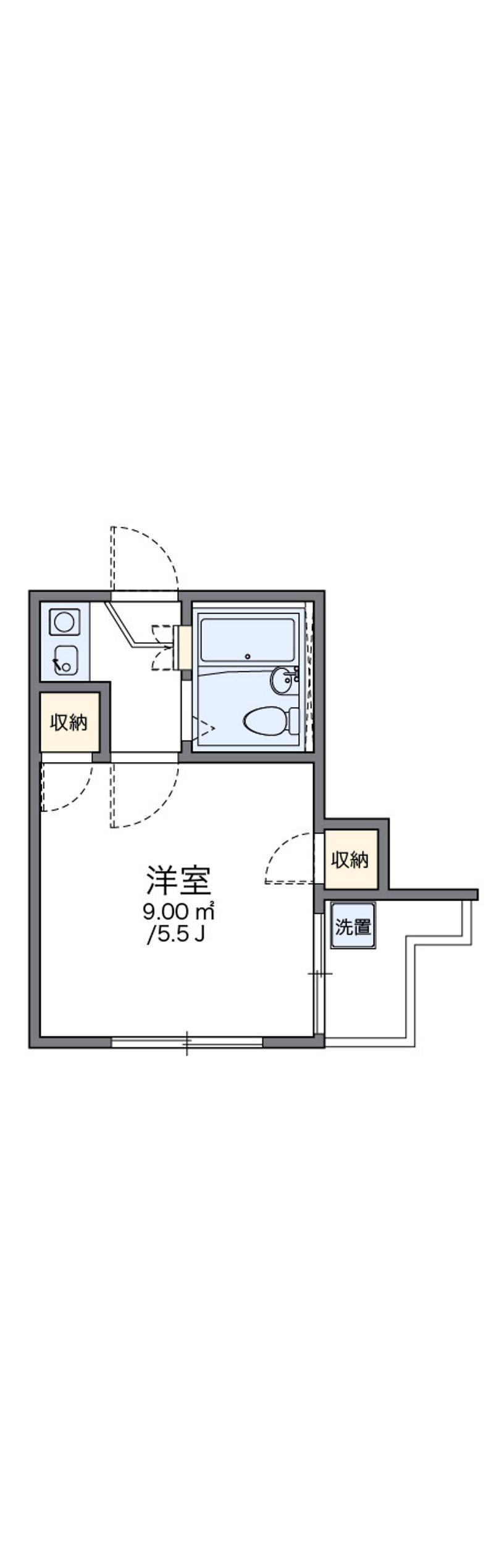 レオパレスさがみ野第８ 間取図