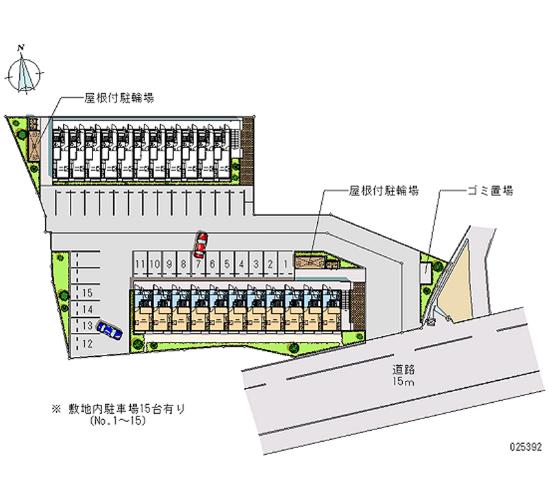 レオパレスフラワーＡ 月極駐車場