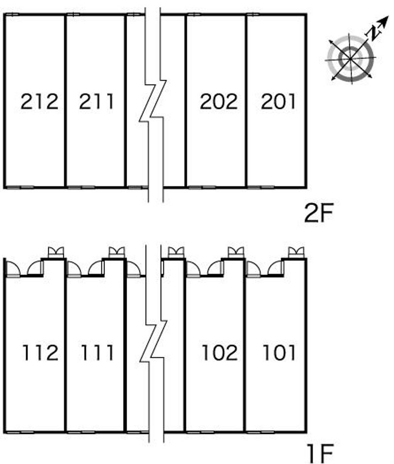 レオパレスエトランゼ 間取り配置図