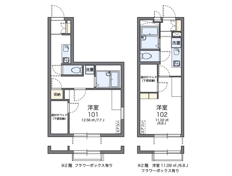 レオパレスプリマベーラ荻窪２ 間取図