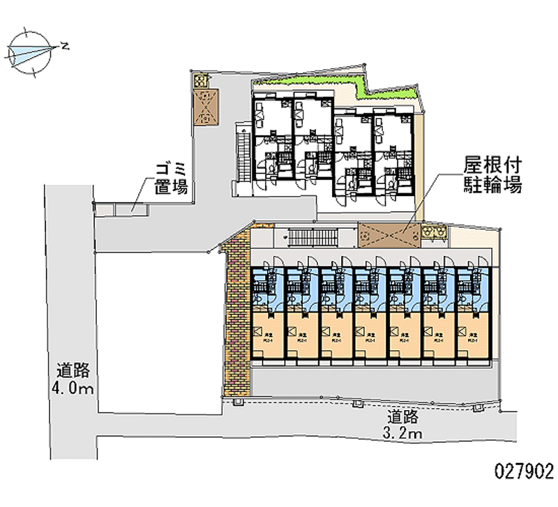 レオパレスＨ＆ＫⅡ 区画図