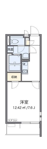 クレイノ氷川の杜 間取り図