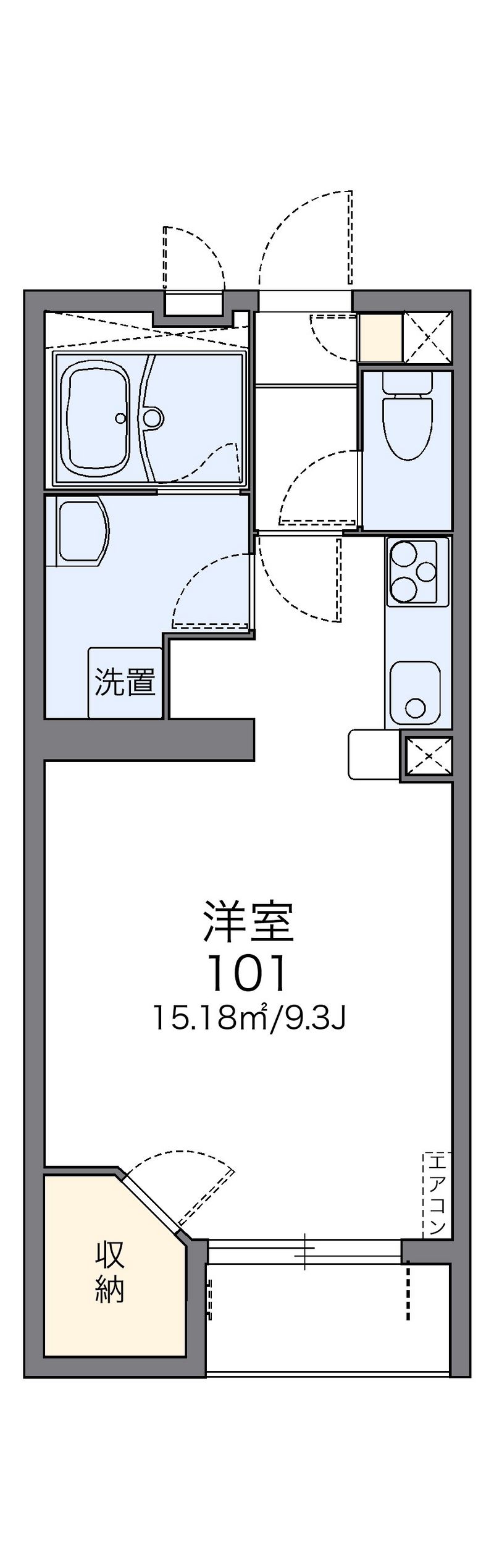 レオネクストアイランドⅡ 間取図