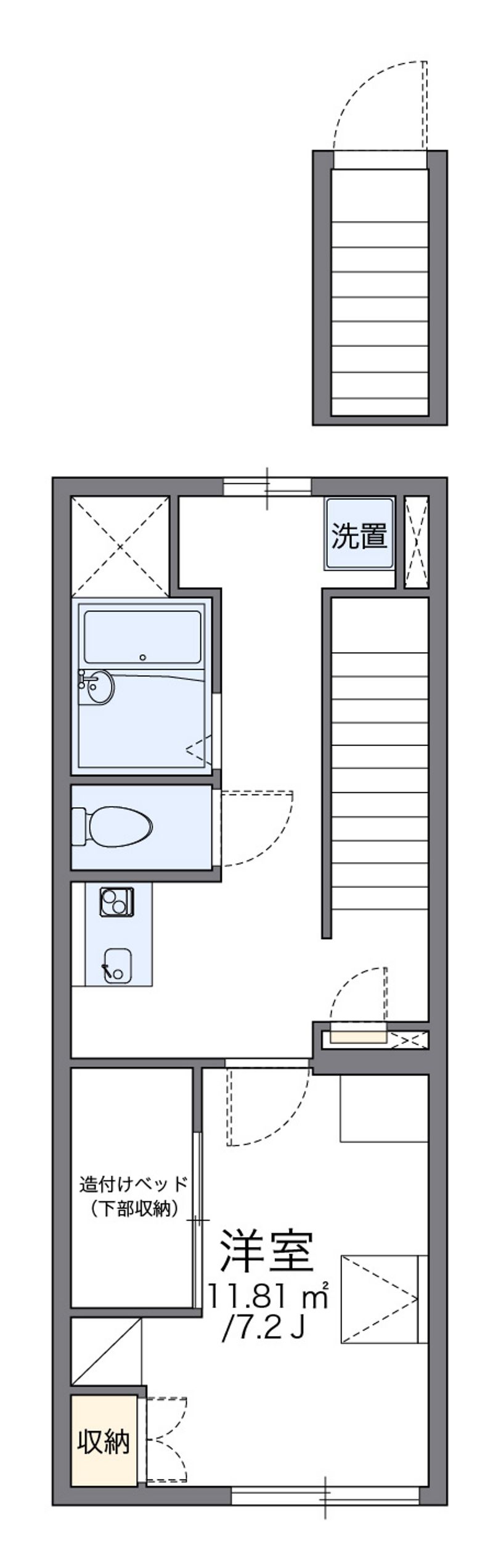 レオパレスステラⅡ 間取図