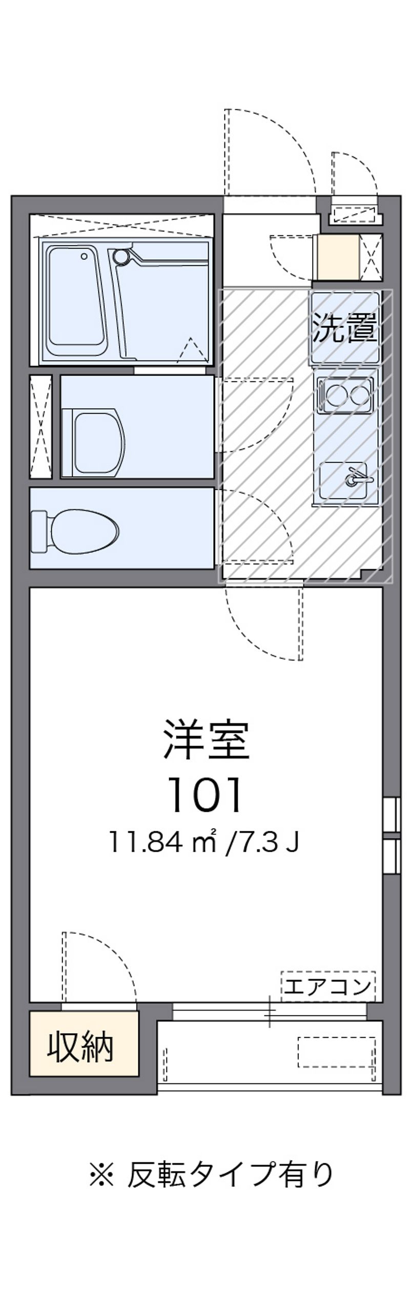 クレイノディン　カント 間取図