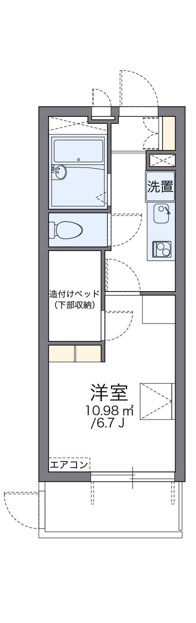 レオパレスＴＮ弐番館 間取図