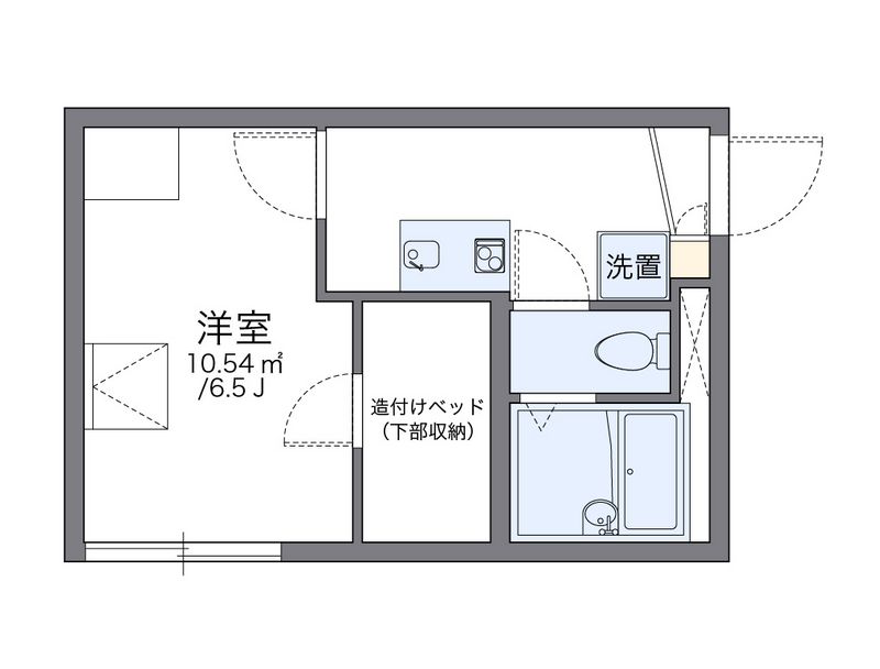 レオパレスウェリナ 間取り