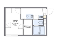 レオパレスウェリナ 間取り図