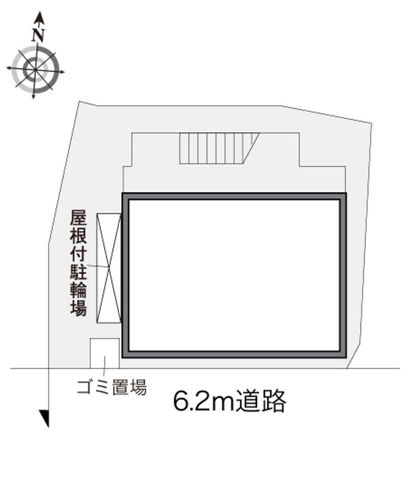 レオパレス元住吉 配置図