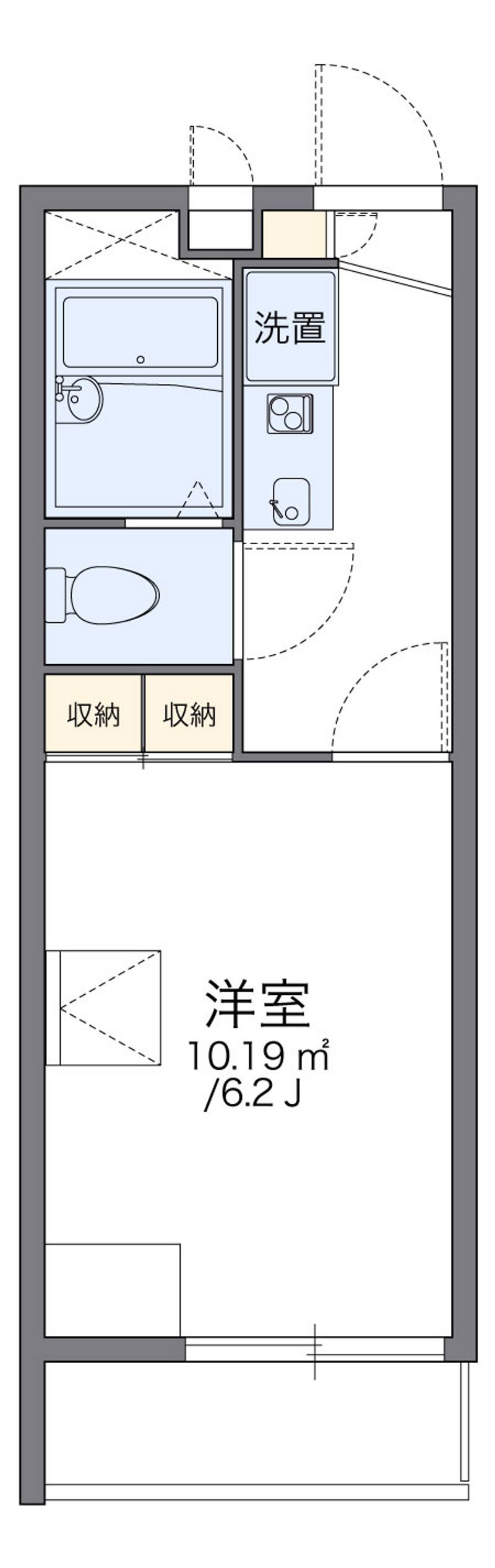 レオパレスサン・リベルタ 間取図