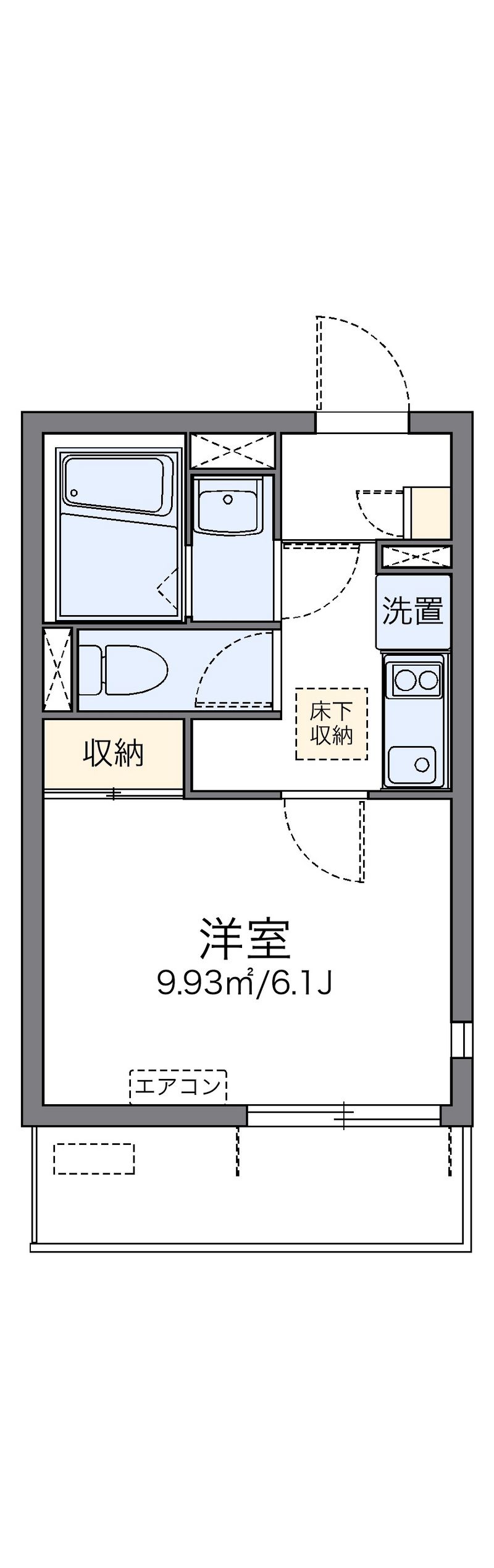 レオネクストＭ＆Ｈ　Ⅱ 間取図