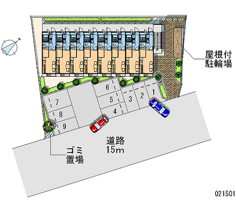 レオパレス裕 月極駐車場