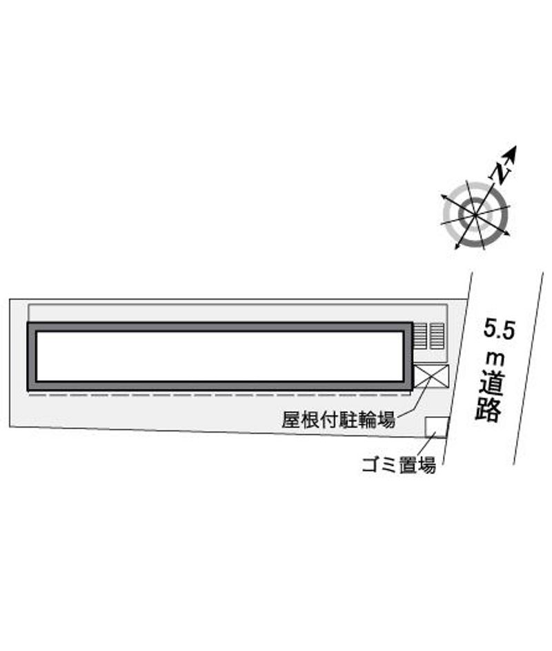 レオパレスＳ　Ｋ 配置図