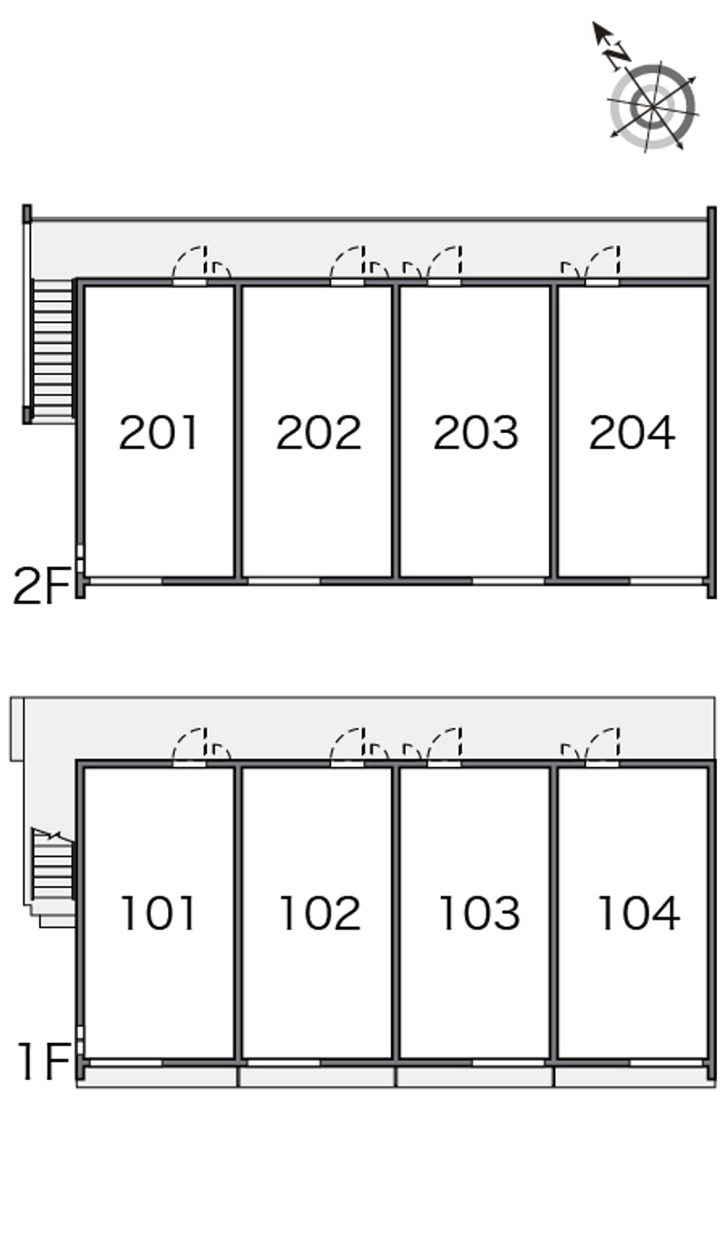 クレイノＢＲＯＯＫⅡ 間取り配置図