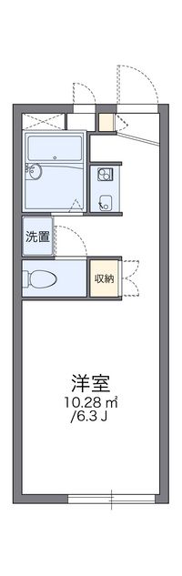 レオパレスヴィーブル 間取り図