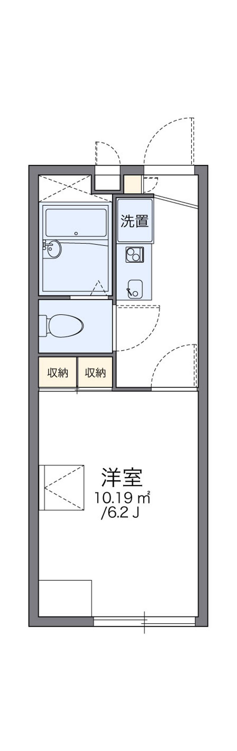 レオパレスシーブリーズ 間取図