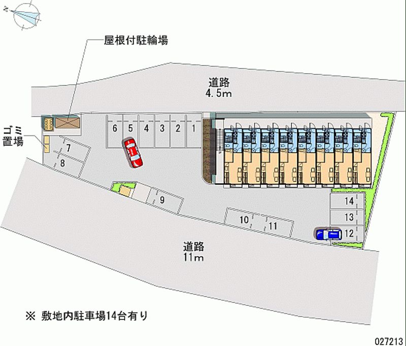 レオパレス神山 月極駐車場