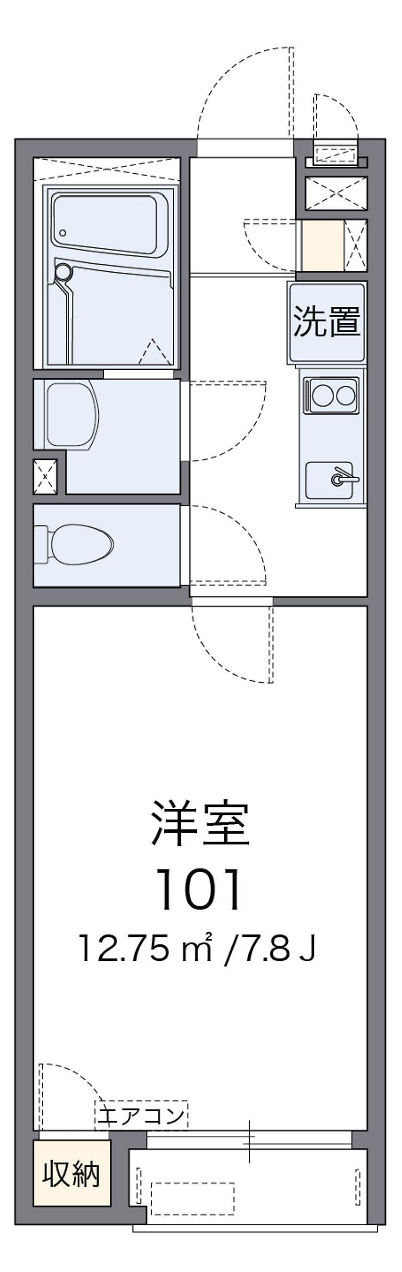 レオネクストアズールぐみのき 間取図