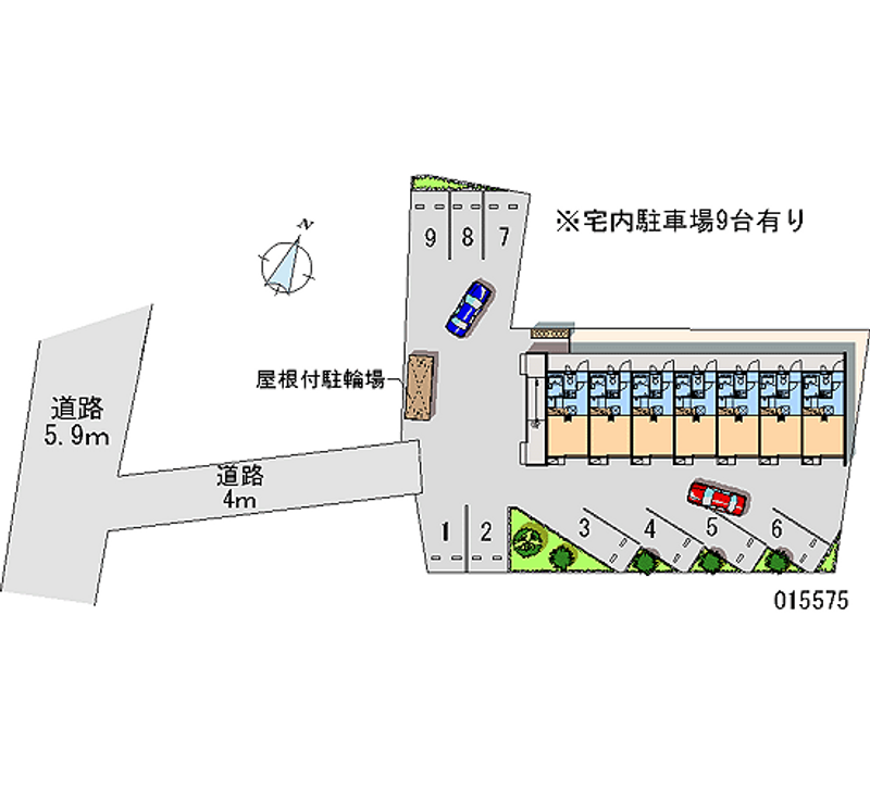 レオパレススズキ 月極駐車場