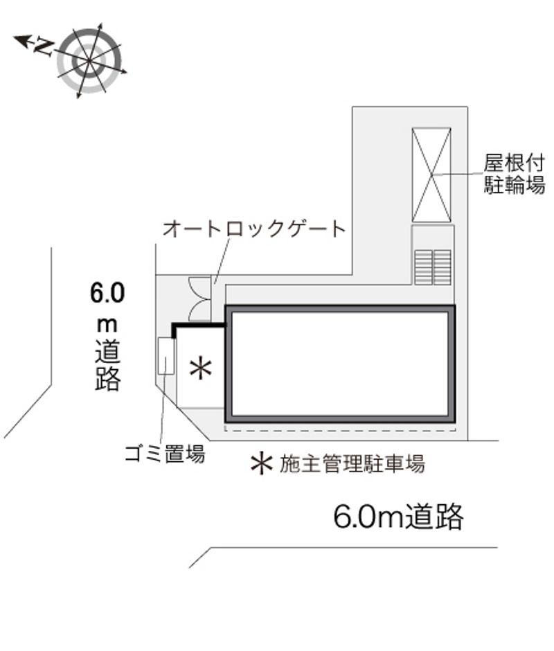 レオパレスしなの路 配置図