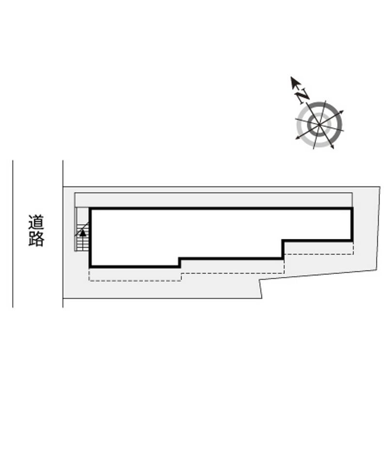 レオパレス伏見第３ 配置図