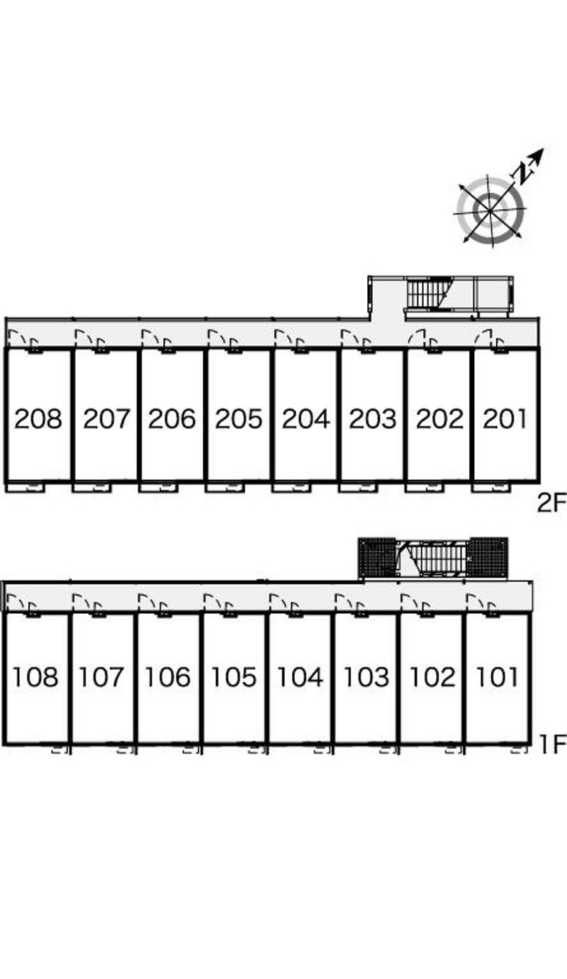 レオパレス坂之台ビレッジ 間取配置図