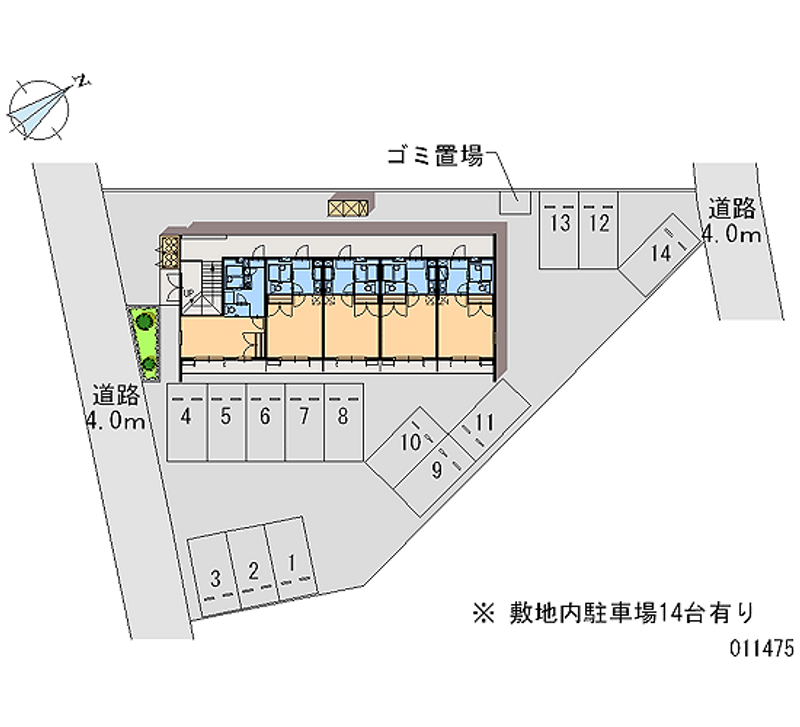 レオパレス宮久保 月極駐車場