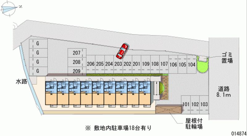 レオパレスＴＡＫＡＫＵＲＡ 月極駐車場