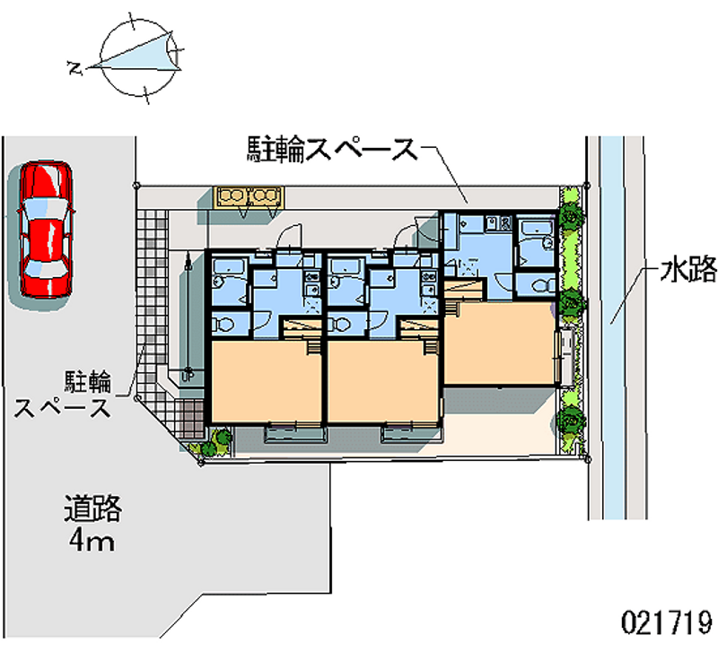 レオパレスパルファン 区画図