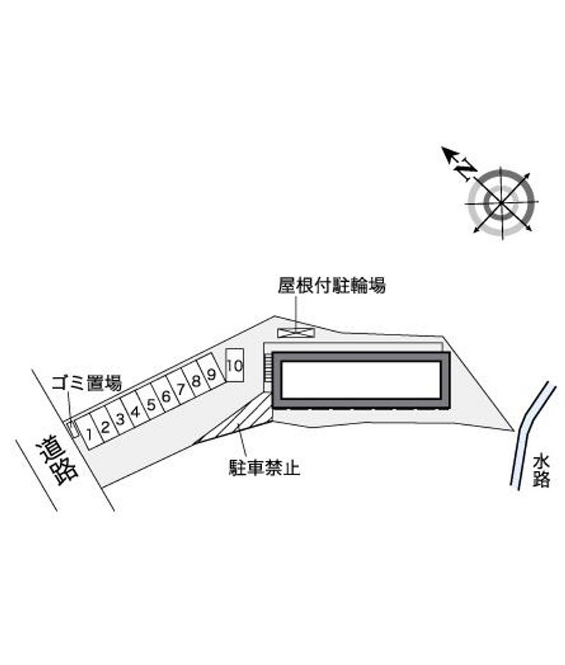 レオパレス上田 駐車場