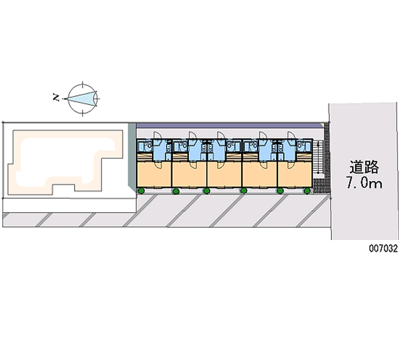 レオパレスナカイ　 区画図