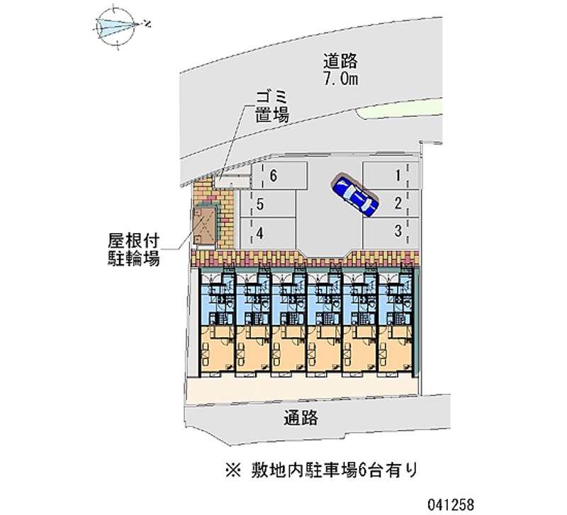 レオネクスト朱雀 月極駐車場