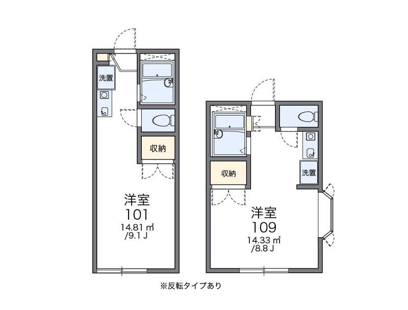 レオパレスＦＬＯＲＩＡⅡ 間取図