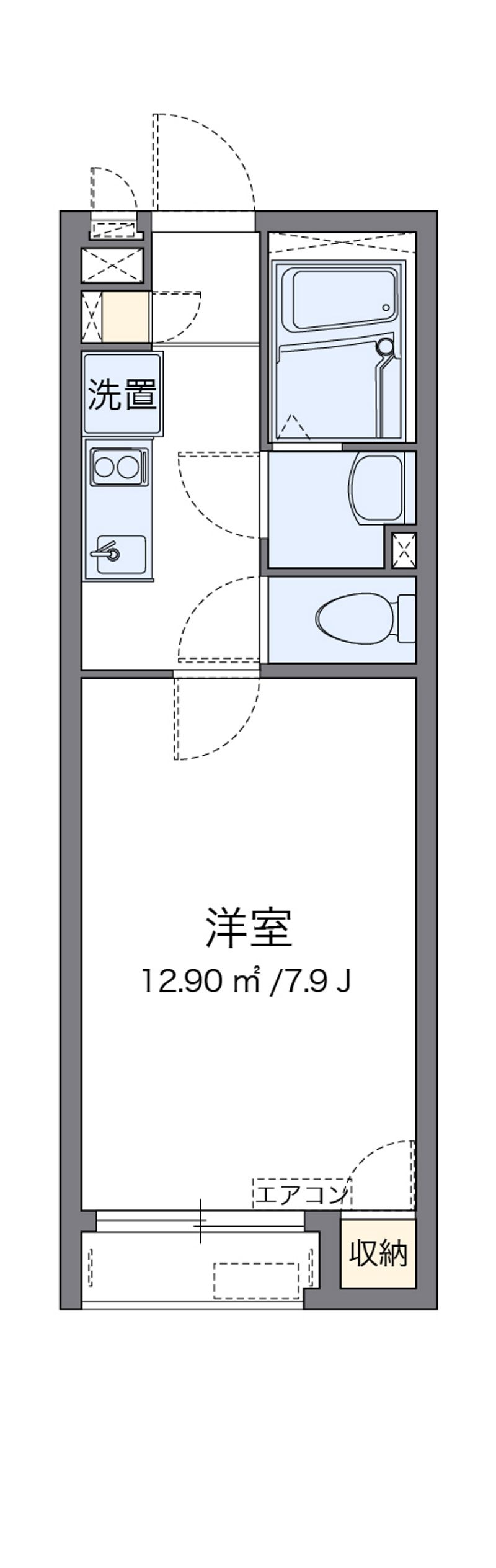 クレイノ桜ソレイユ 間取図