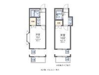 レオパレスサンビームＡ 間取図