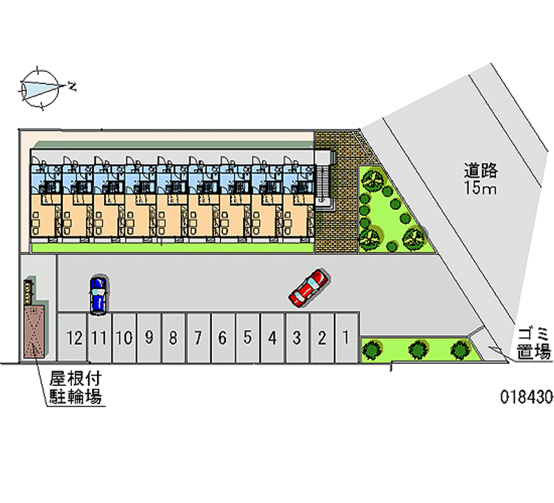 18430 bãi đậu xe hàng tháng