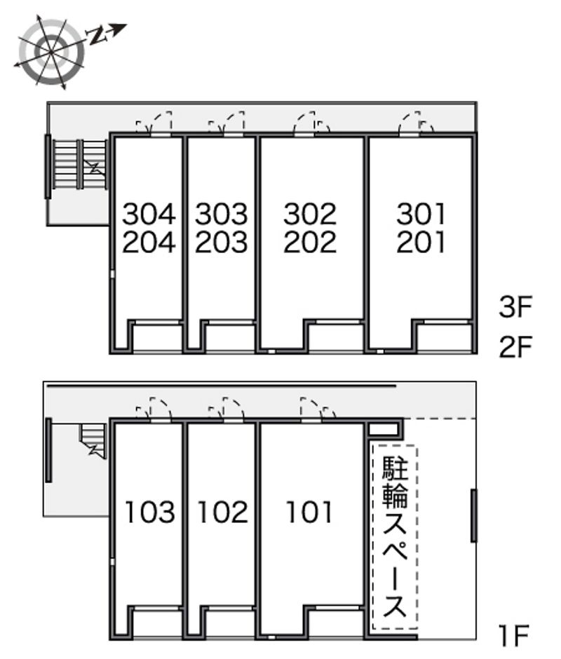 レオネクスト共和パレス 間取り配置図